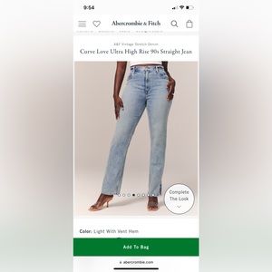 Abercrombie Curve Love Jeans